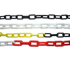 6.0mm No.810 Polythene Chain Reel Red/White (Per M)