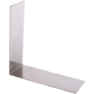 70mm No.481/WH One Bend Lightweight Straps for 3" Square Posts WITH HOLES