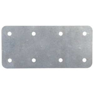 No.4718 SleeperSecure Short Internal Sleeper Straight Flat Support Plate Pre-Galvanised